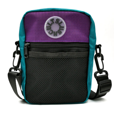 SLUSHCULT - Anywhere side bag- Teal/Purple