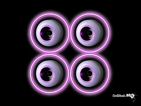 Cartwheels - V4R- White Super- Purple