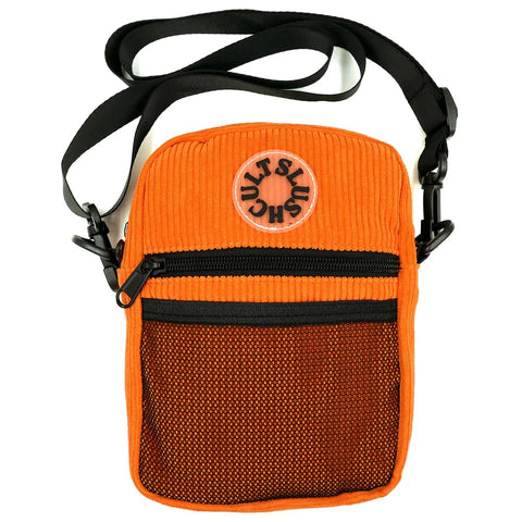 SLUSHCULT - Anywhere side bag- Orange corduroy