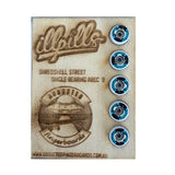 Dirty Fingerboards - Ill Pills Plastic Street - Abducted Graphic Logo White