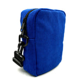 SLUSHCULT- Anywhere side bag - Royal Blue Corduroy