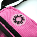 SLUSHCULT- Anywhere side bag - Bubble gum Corduroy