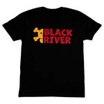 BLACKRIVER T-SHIRT 'RIVER LABEL' - Black