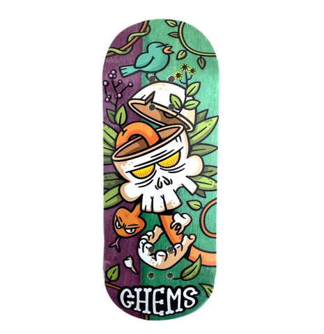 Chems-  Jungle Skull- Purple/Green Split