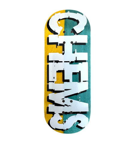 Chems-  Glitch- Yellow/Teal Split