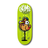 Chems-  " Orange Berd" green Background