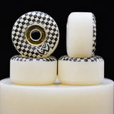Wysocki Wheels - Bones Hwite Checkered Conical